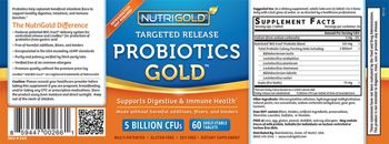 NutriGold Targeted Release Probiotics Gold 5 Billion CFUs - supplement