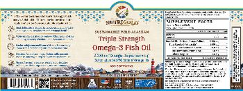 NutriGold Triple Strength Omega-3 Fish Oil - fish oil supplement