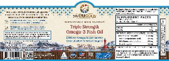 NutriGold Triple Strength Omega-3 Fish Oil - fish oil supplement