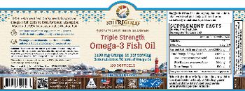 NutriGold Triple Strength Omega-3 Fish Oil - fish oil supplement