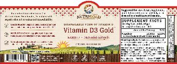 NutriGold Vitamin D3 Gold 5,000 IU - vitamin supplement