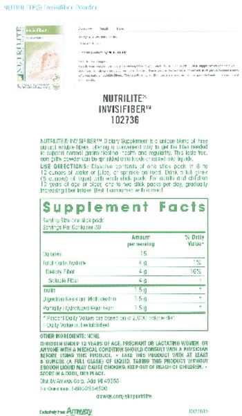 Nutrilife Invisifiber - supplement