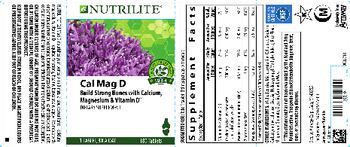 Nutrilite Cal Mag D - supplement