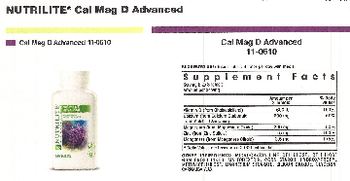 Nutrilite Cal Mag D Advanced - vitamin mineral supplement