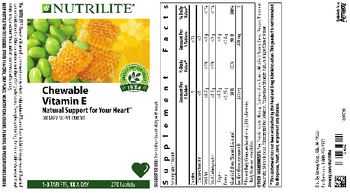 Nutrilite Chewable Vitamin E - supplement