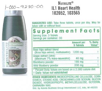 Nutrilite IL1 Heart Health - supplement