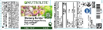 Nutrilite Memory Builder - supplement