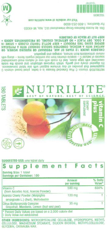 Nutrilite Vitamin C Plus Extended Release - supplement