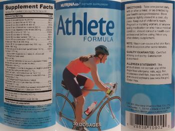 Nutrina Athlete Formula - supplement
