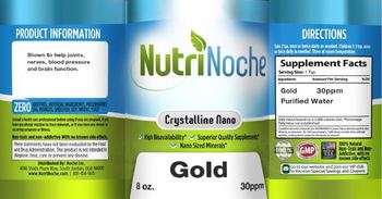 NutriNoche Gold 30 PPM - supplement
