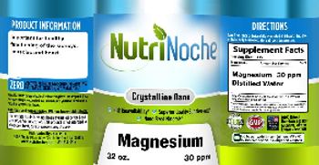NutriNoche Magnesium 30 PPM - supplement