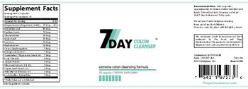 NutriPharm 7 Day Colon Cleanser - supplement