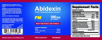 NutriPharm Abidexin PM - supplement