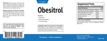 NutriPharm Obesitrol - supplement