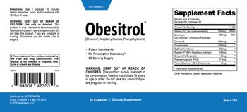 NutriPharm Obesitrol - supplement