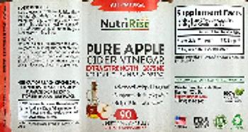 NutriRise Pure Apple Cider Vinegar 1875 mg - supplement