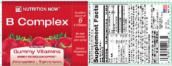 Nutrition Now B Complex Natural Strawberry Flavor - supplement