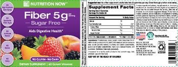 Nutrition Now Fiber 5 g - supplement