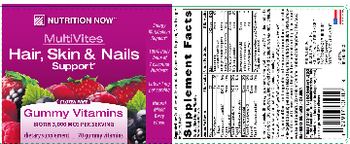 Nutrition Now MultiVites Hair, Skin & Nails Support - supplement