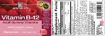 Nutrition Now Vitamin B-12 Adult Gummy Vitamins - supplement
