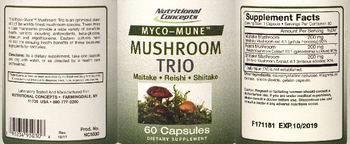 Nutritional Concepts Myco-Mune Mushroom Trio - supplement