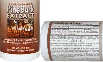 Nutritional Concepts Pine Bark Extract - supplement