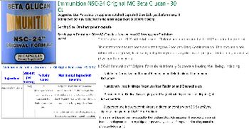 Nutritional Scientific Corporation Immunition NSC-24 Original Formula - supplement
