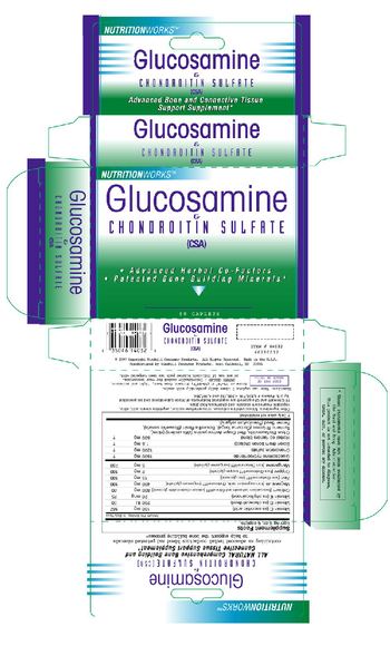 NutritionWorks Glucosamine & Chondroitin Sulfate (CSA) - supplement