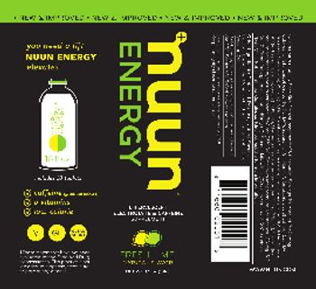 Nuun Energy Fresh Lime - effervescent electrolyte caffeine supplement