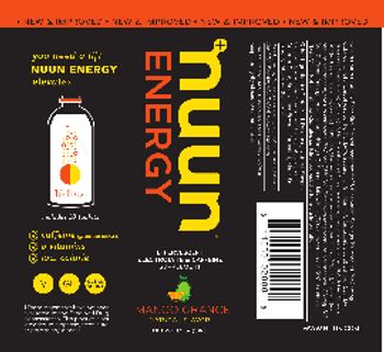 Nuun Energy Mango Orange - effervescent electrolyte caffeine supplement