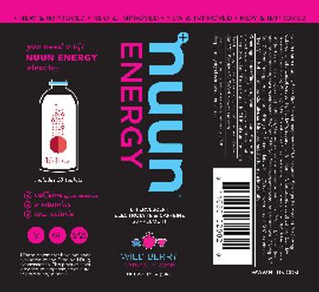Nuun Energy Wild Berry - effervescent electrolyte caffeine supplement