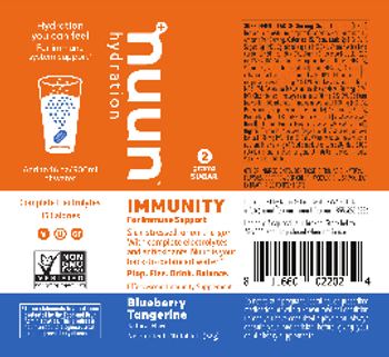 Nuun Immunity Blueberry Tangerine - effervescent immunity supplement