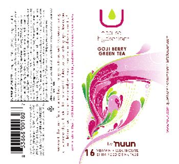 Nuun Natural Hydration Goji Berry Green Tea - 