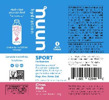 Nuun Sport Citrus Fruit - effervescent electrolyte supplement