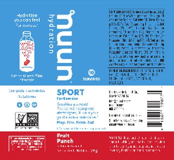 Nuun Sport Fruit Punch - effervescent electrolyte supplement