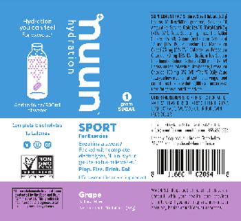 Nuun Sport Grape - effervescent electrolyte supplement