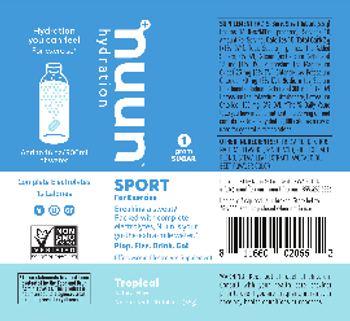Nuun Sport Tropical - effervescent electrolyte supplement