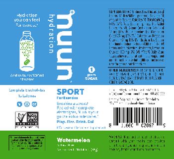 Nuun Sport Watermelon - effervescent electrolyte supplement