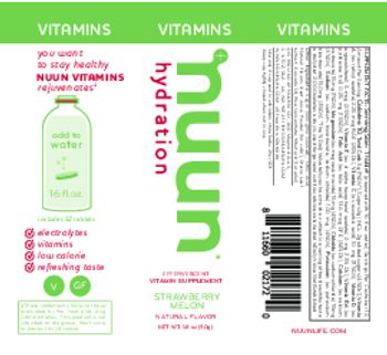Nuun Vitamins Strawberry Melon - effervescent vitamin supplement
