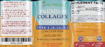 O Nutritions Premium Collagen Complex - supplement