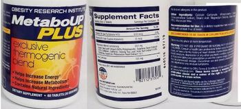 Obesity Research Institute MetaboUP Plus - supplement