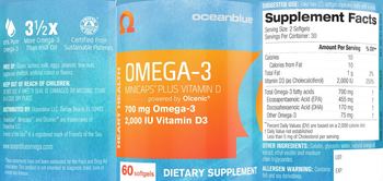 Oceanblue Omega-3 Minicaps plus Vitamin D - supplement