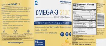 Oceanblue Professional Omega-3 2100 Natural Orange Flavor - supplement