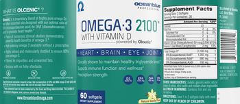 Oceanblue Professional Omega-3 2100 with Vitamin D Natural Vanilla Flavor - supplement