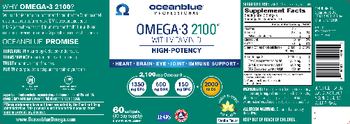 Oceanblue Professional Omega-3 2100 with Vitamin D Vanilla Flavor - supplement