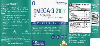 Oceanblue Professional Omega-3 2100 with Vitamin D Vanilla Flavor - supplement