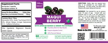Official HCG Diet Plan Maqui Berry - supplement