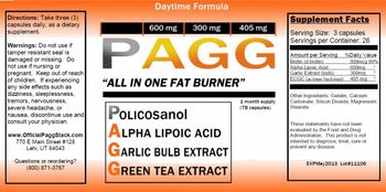 Official HCG Diet Plan PAGG Daytime Formula - supplement