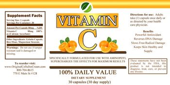Official HCG Diet Plan Vitamin C - supplement