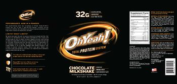 Oh Yeah! Total Protein System Chocolate Milkshake - supplement